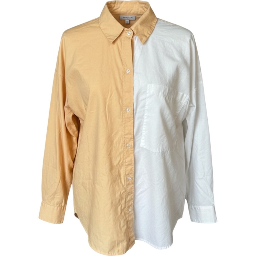 Abercrombie & Fitch Oversized Colorblock Shirt Mens XXL Y2K Vintage